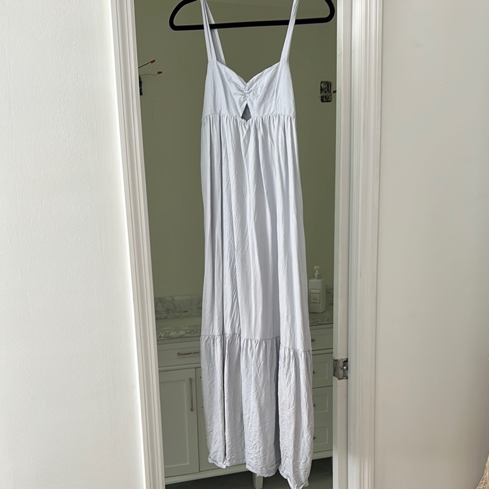 Elegant light blue dress